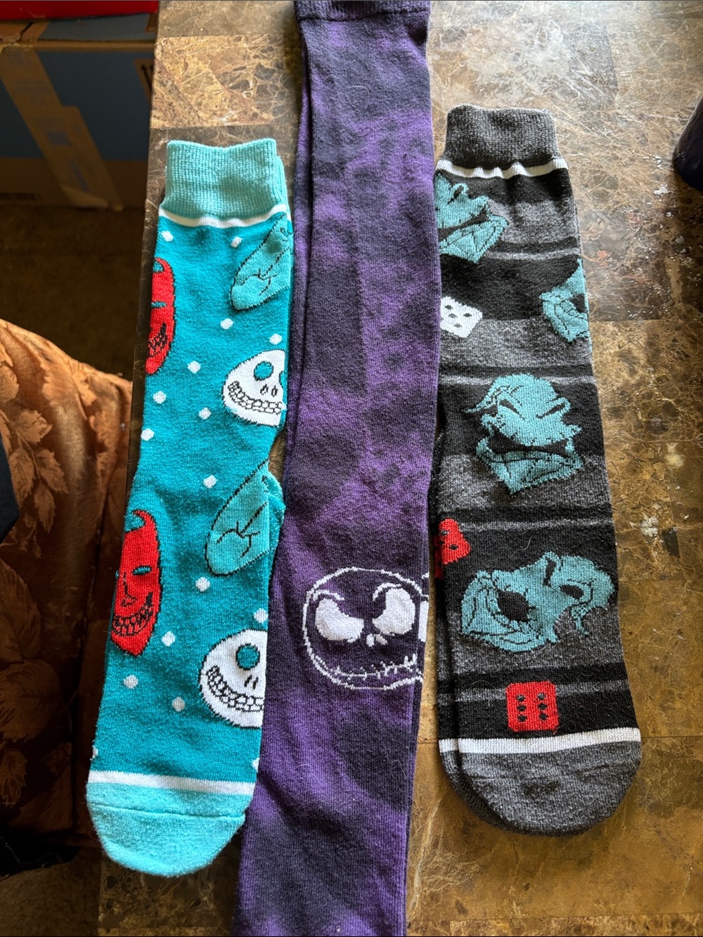 Disney Nightmare Before Christmas knee high socks